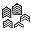 in Stock Eco-Friendly PVC Saudi V-Shaped Patch Customize Black 2D 3D Rubber Patches Badges for Clothes & Hats