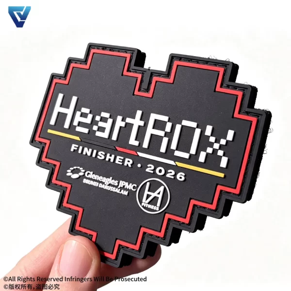 Custom-Raised-2D-PVC-Patch-Heat-Transfer-Rubber-Patches-Sew-on-Badge Army-077 -2 Custom Raised 2D PVC Patch Heat Transfer Rubber Patches Sew on Badge