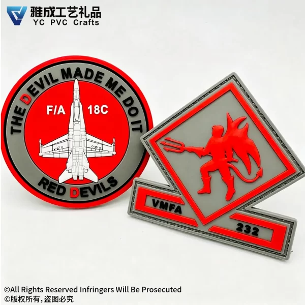 Custom-Raised-2D-PVC-Patch-Heat-Transfer-Rubber-Patches-Sew-on-Badge Army-077 -3 Custom Raised 2D PVC Patch Heat Transfer Rubber Patches Sew on Badge