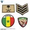 Custom-Raised-2D-PVC-Patch-Heat-Transfer-Rubber-Patches-Sew-on-Badge Army-077 -4 Factory Custom PVC Patch 3D Logo Embossed Rubber Patches Badge for Hats