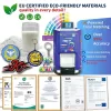 EU CERTIFIED ECO-FRIENDLY MATERIALS EU CERTIFIED ECO-FRIENDLY MATERIALS