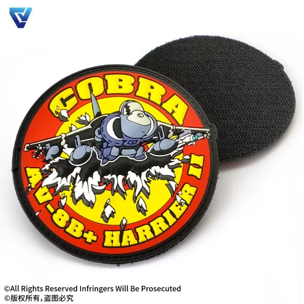 Factory Custom PVC Patch 3D Embossed Logo Soft Rubber Patches