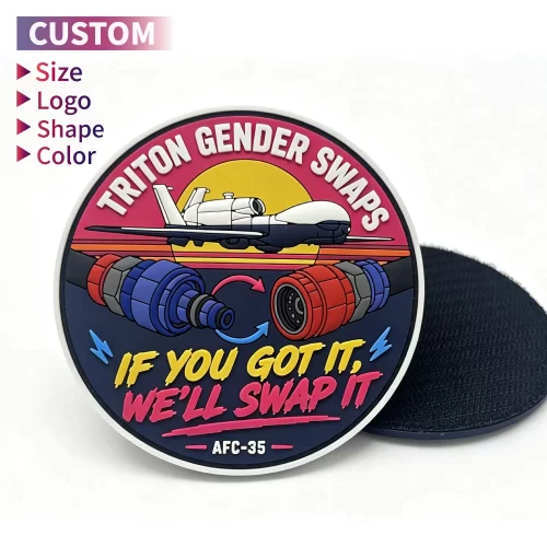 Factory-Custom-PVC-Patch-3D-Embossed-Logo-Soft-Rubber-Patches Air Force - 094 -3 Air Force PVC Patches