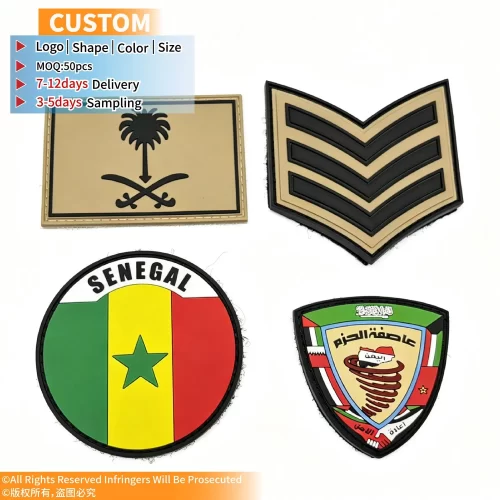 Factory-Custom-PVC-Patch-3D-Logo-Embossed-Rubber-Patches-Badge-for-Hats Army-079 Factory Custom PVC Patch 3D Logo Embossed Rubber Patches Badge for Hats