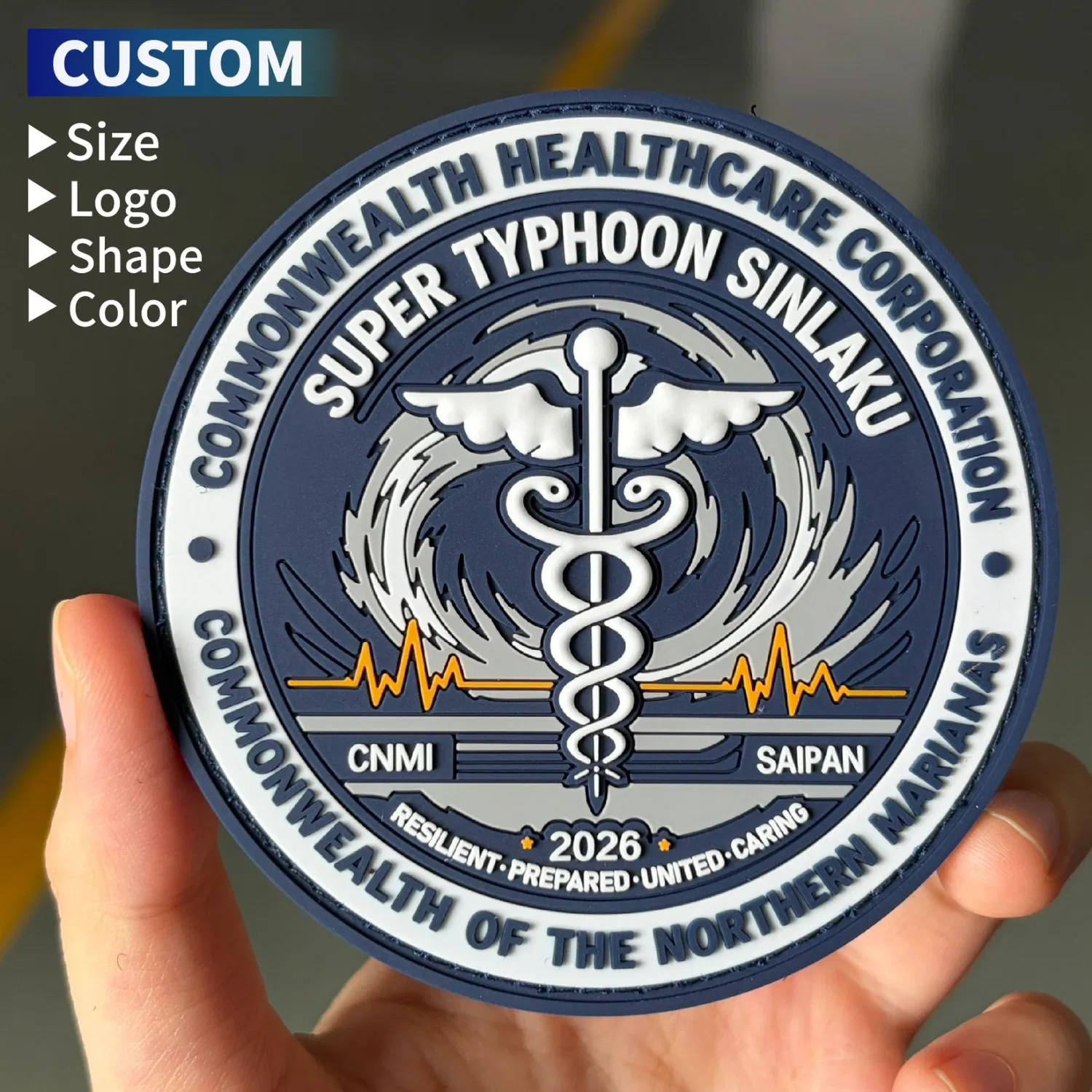 Factory-Custom-Soft-PVC-Patch-3D-Raised-Rubber-Logo-Patches-No-Minimum Fire Department - 021 Factory Custom Soft PVC Patch 3D Raised Rubber Logo Patches No Minimum