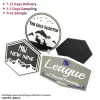 Custom Patches Soft PVC 2D/3D Embossed Logo Rubber Designer Patch Badges