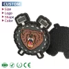 Factory Custom Patch PVC 3D Embossed Logo Rubber Iron on Patches Badge