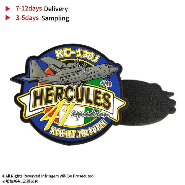 Factory Custom Logo Design Patch Soft PVC 3D Embossed Rubber Patches