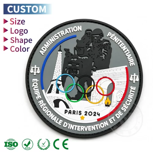 Silicone-Rubber-Patch-Custom-Logo-2D-Raised-Soft-PVC-Patches-Badges Police - 043 -1 Silicone Rubber Patch Custom Logo 2D Raised Soft PVC Patches Badges
