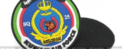Kuwait Air Force Rubber 3D Logo Badge